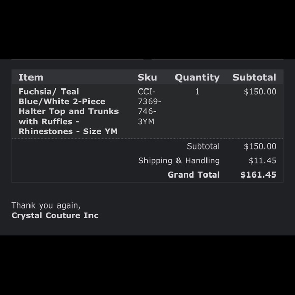 Competition Dance Jazz Costume - Picture 13 of 13